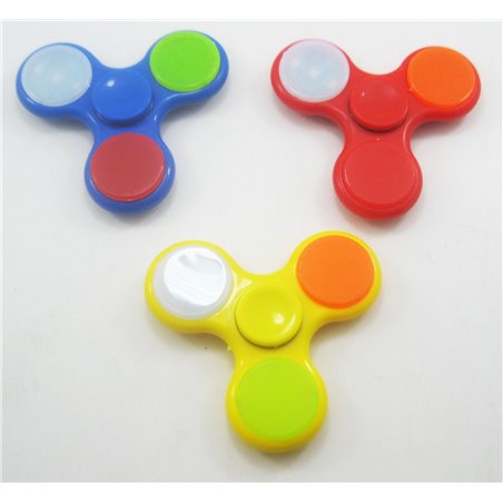 LED Light-UP Finger Hand Spinner Ultra Fast Toy Gift Hand Focus in Random color