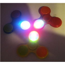 LED Light-UP Finger Hand Spinner Ultra Fast Toy Gift Hand Focus in Random color