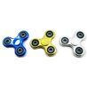 ABS Plastic Hand Fidget Tri-Spinner Focus Toy with BEARINGS in Random CHROME METASLLIC COLOR