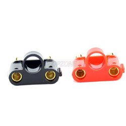 Dual Banana Plug-2 Pcs/pk Audio connector (1 Red/1 Black)