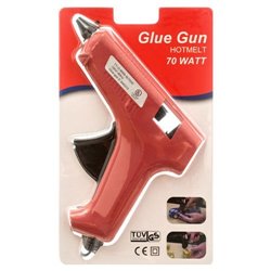 70W Red Hot Melt Glue Gun Sticks Trigger Art Craft Repair Tool W/ UL listed