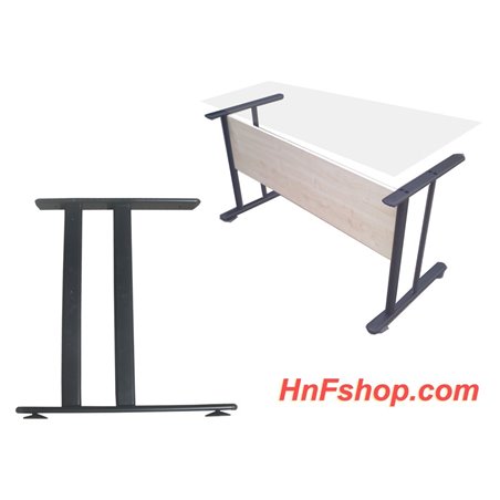 2pc/set H style black metal table legs for home/office desk, legs only