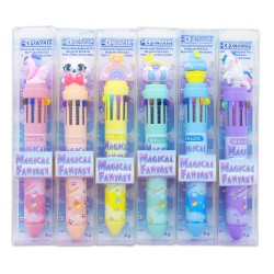 BAZIC 10-Color Ballpoint Pen