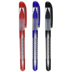 BAZIC 1703 Taylor Assorted Color Rollerball Pen (3/Pack)