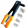 Hand Rivet Gun with 4 Rivet Nozzles and 36 Rivets Tool Kits