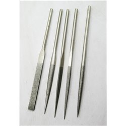 5 Pcs Mini Diamond Needle File Set Metal Glass Stone Wood Craft