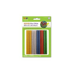 Krafty Kids 4" Assorted Glitter Glue Sticks for Mini Glue Gun