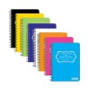 BAZIC 150 Ct. 4" X 5.5" Poly Cover Spiral Fat Book (5460)