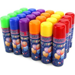 Party Strings Sprayer Streamer, 6 Assorted Color