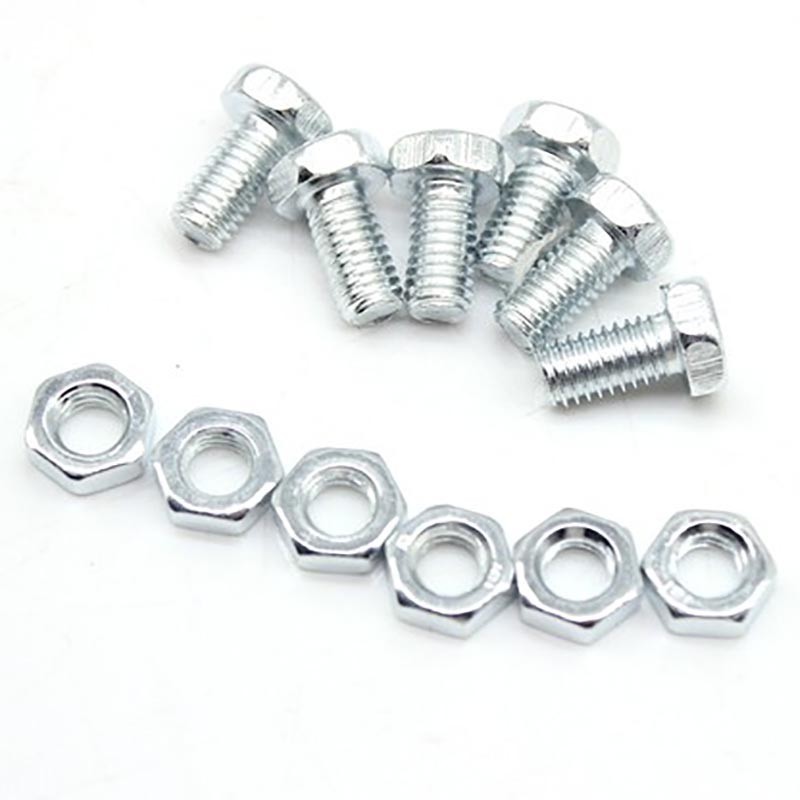 Hex Bolts and Nuts Set 5/16 x 5/8 in for Wood Drywall | Zinc-Plated Finish, Multi-Use Fasteners