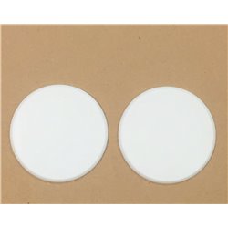 Set of 2 Wall Shield For Door Knob Round Stick On Stopper Plates Wall Protector