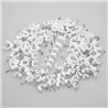 100/pk White Nail in Ethernet Cable Nails Clips for Cable Wires Organizer