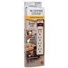 ELECTRIC POWER STRIP 6-OUTLET 3FT W/CIRCUIT BREAKER ANGLE PLUG