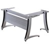 Fashion Office desk table Gray Metal Leg