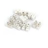 12pc/pk 220V 2 Position H Type Screw Terminal Blocks Strips Wire Cable Connectors