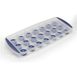 Ice Cube Trays with Flexible Silicone Bottom Easy Push Pop Out Round