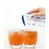 Ice Cube Trays with Flexible Silicone Bottom Easy Push Pop Out Round