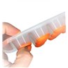 Ice Cube Trays with Flexible Silicone Bottom Easy Push Pop Out Round