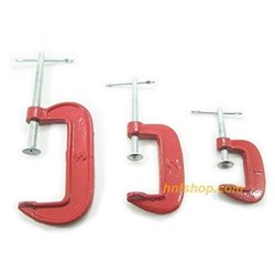 3/pk adjustable C/G clamp assorted size set 1&2&3 inches combo kit