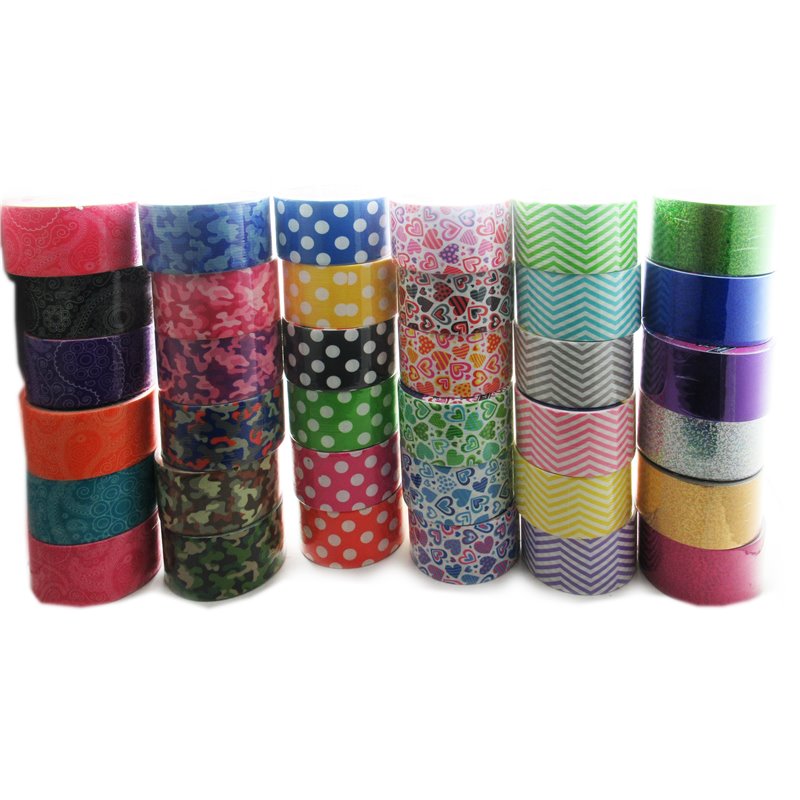 36 roll variety pack assorted printed duct tape 1.88\