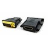 DVI-D 24+1 Pin Male to HDMI Female M-F Adapter Converter for HDTV LCD Monitor