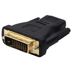 DVI-D 24+1 Pin Male to HDMI Female M-F Adapter Converter for HDTV LCD Monitor