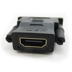 DVI-D 24+1 Pin Male to HDMI Female M-F Adapter Converter for HDTV LCD Monitor