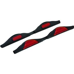 2/pk Universal Car Automotive Door Guard Red Reflective SAFETY Edging REFLECTORS