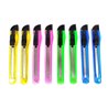 Retractable Razor Cutter Knife Box opener Assorted Color 8pc / Per Pack