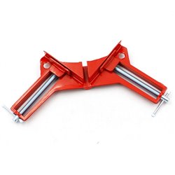 2 pcs of 4 inches 90 Degree Right Angle Miter Corner Picture Frame Clamp Holder Wood Tool