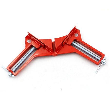 2 pcs of 4 inches 90 Degree Right Angle Miter Corner Picture Frame Clamp Holder Wood Tool