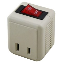 ETL UL STD. OUTLET ADAPTER W/ SWITCH