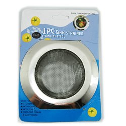 Kitchen Sink Strainer Stainless Steel Drain Filter Strainer with Large Wide Rim 11.5cm