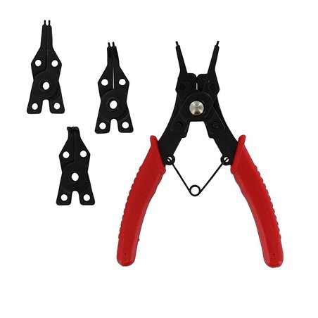 5 Piece Snap Ring Pliers Set w/ Interchangeable Heads