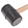 11.5" RUBBER Mallet Hammer With WOOD HANDLE