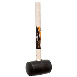 11.5" RUBBER Mallet Hammer With WOOD HANDLE