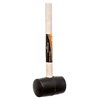 11.5" RUBBER Mallet Hammer With WOOD HANDLE