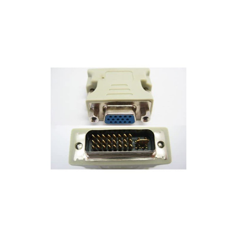 HnF shop DVI-I Male (24+5) to VGA Female (15-pin) Connector Adapter Dual Link