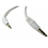 20ft 3.5mm Male to Male M/M Stereo Audio White Cords Cables for PC iPod mp3