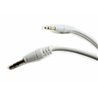 20ft 3.5mm Male to Male M/M Stereo Audio White Cords Cables for PC iPod mp3