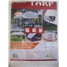 16x20 ft Heavy Duty White Tarp Tarpaulin Poly Camping Ground Sheet w/ Grommets