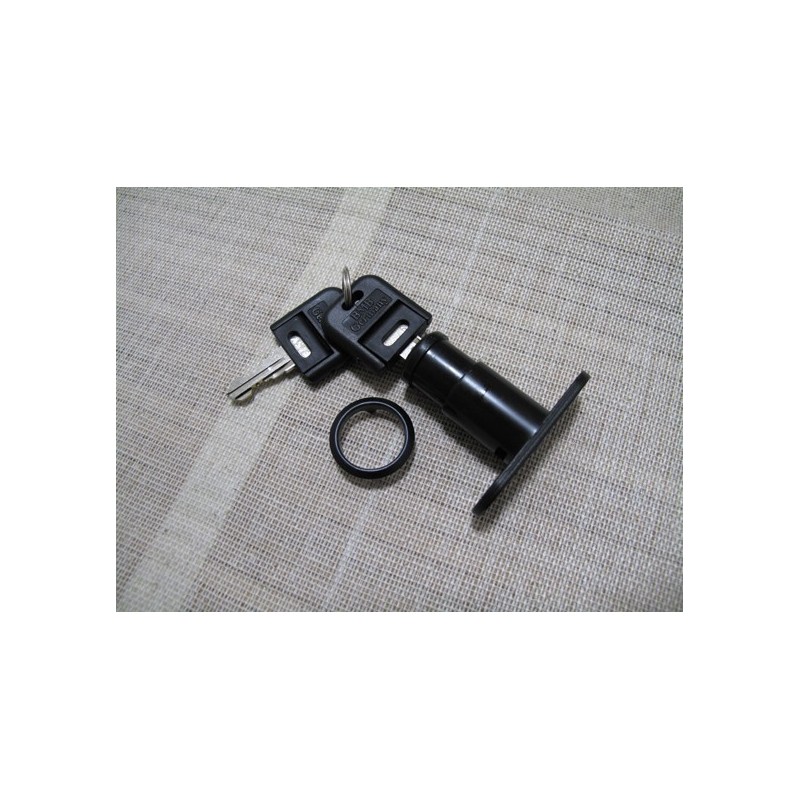 Germany BMB Black coated 22mm cylinder sliding door lock
