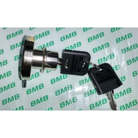 BMB Germany Round Deadbolt Cabinet Swinging door lock in Chrome