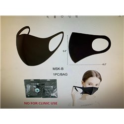 1 of Black Fashion Washable Reusable Unisex Anti-Dust Mask Free USA shipping