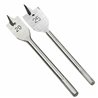 2 Pcs Spade Bit Set 20mm 3/4" + 25mm 1" Woodboring Flat Wood Drill Bit LOT