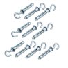 8pcs/pk 5x37mm screw hook with anchor