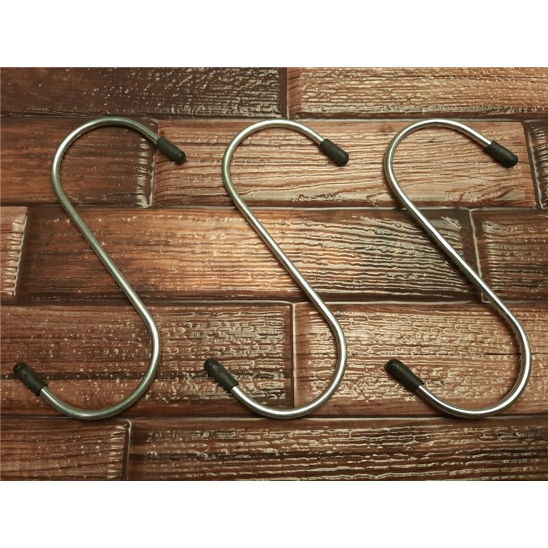 4" S hook set