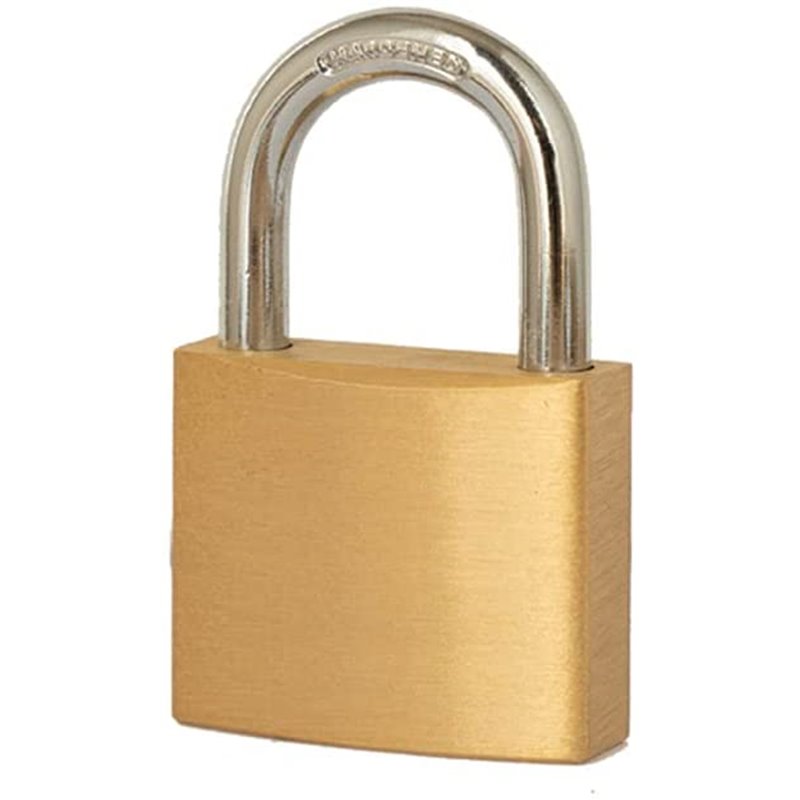 48mm brass coated padlock