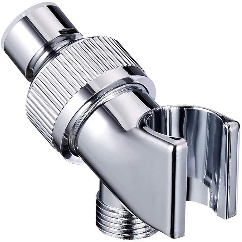 Universal Shower Head Wall Holder Arm Handset Chrome Bathroom Mount Plastic Standard