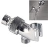 Universal Shower Head Wall Holder Arm Handset Chrome Bathroom Mount Plastic Standard